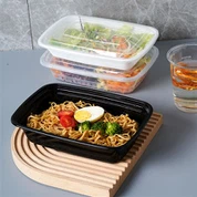 פרי עבה פלסטיק שקוף מכסה קמור קופסת אוכל